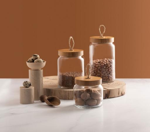 مشخصات بانکه چوبی حبوبات